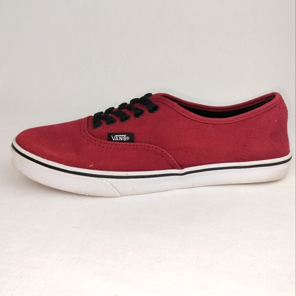 VANS Unisex Authentic Lo Pro in Oxblood/ True White Men's Sz. 5.5 Women's Sz. 7 - Picture 4 of 8